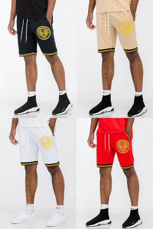 Lion Head Shorts EMS4103